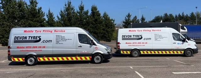 Devon tyres fleet of vans
